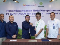 PTBA Gandeng Inhutani V untuk Reklamasi dan Pengelolaan Hutan