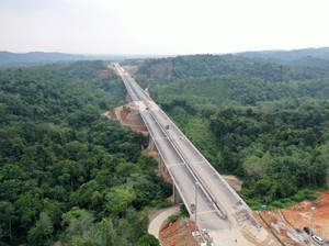 Tol Trans Sumatera di Atas Lembah Ini Rampung Bulan Depan, Begini Progresnya