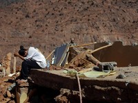 Pilu Gempa Maroko, Remaja Ini Kehilangan Adik, Kerabat-Rumah