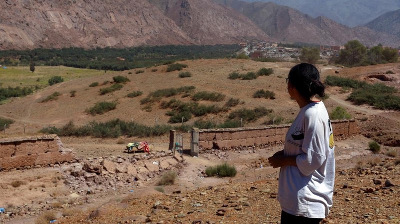 Kisah pilu Imane Ait Said, seorang siswa berusia 19 tahun korban gempa Maroko. (REUTERS/Hannah McKay)