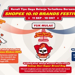 Kenali Gaya Belanjamu Bareng Shopee 10.10 Brands Festival