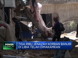 Video: 3.000 Jenazah Korban Banjir di Libia Telah Dimakamkan