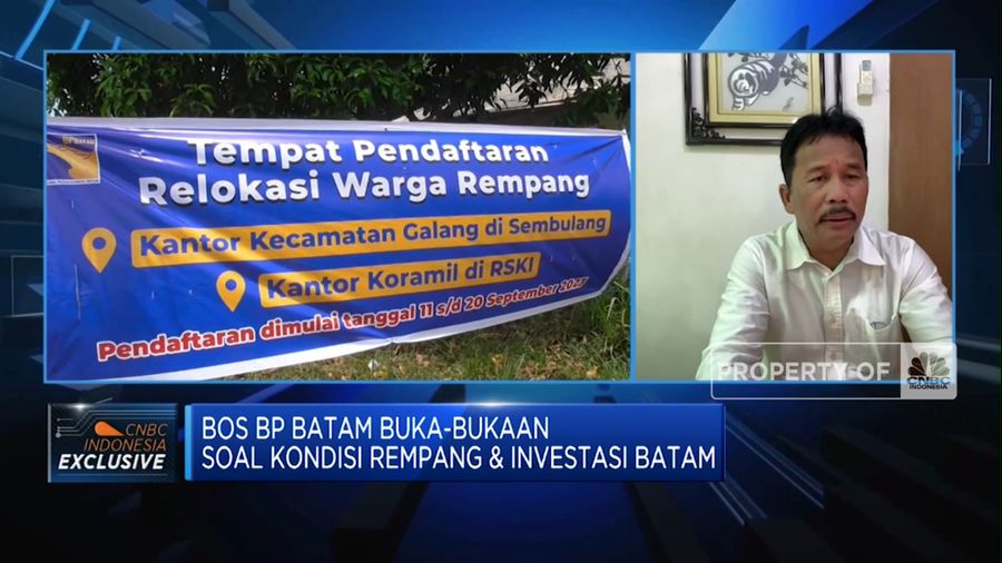BP Batam: Rp 1,6 Triliun Untuk Relokasi Warga Pulau Rempang (CNBC Indonesia TV)