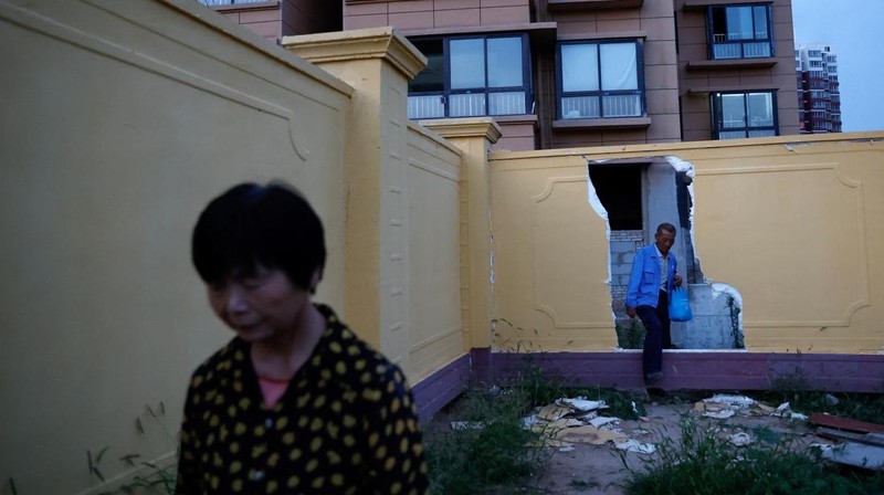 Kisah pembeli proyek apartemen mangkrak di provinsi Shaanxi, China. (REUTERS/Tingshu Wang)