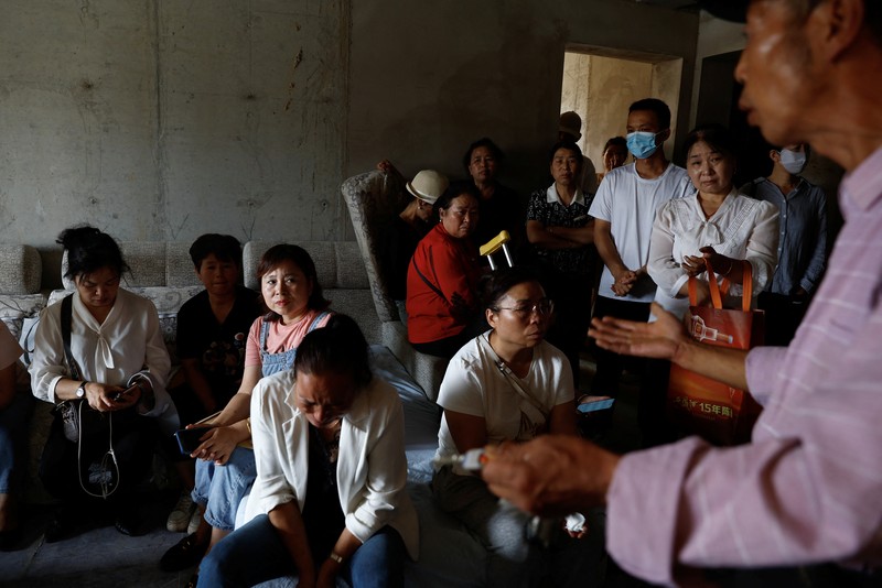 Kisah pembeli proyek apartemen di provinsi Shaanxi, China. (REUTERS/Tingshu Wang) Kisah pembeli proyek apartemen mangkrak di provinsi Shaanxi, China. (REUTERS/Tingshu Wang)