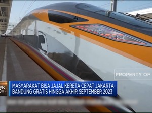 Masyarakat Bisa Jajal KCJB Gratis Hingga Akhir September 2023
