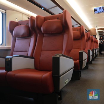 Penampakan Wah Interior Kereta Cepat JKT-BDG, Ada Mini Bar