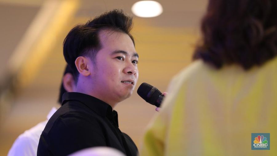 Trader & Trading Coach Michael Yeoh dalam acara Investment Expo 2023 di Central Park Mall, Jakarta, Jum'at (15/9/2023). (CNBC Indonesia/Tri Susilo)