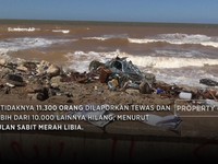 Banjir Bandang Libia, 11.300 Tewas & 1.000 Orang Hilang
