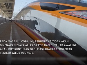Video: Mau Naik KA Cepat JKT-BDG Gratis? Ini Info Daftarnya