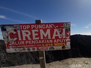 Pengumuman! Pendakian Gunung Ciremai Tetap Dibuka Saat Nataru