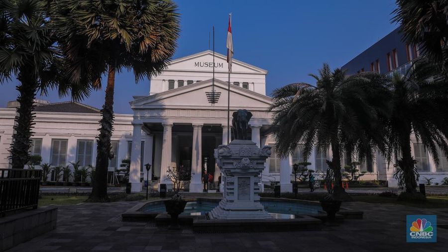 Museum Nasional atau Museum Gajah. (CNBC Indonesia/Faisal Rahman)