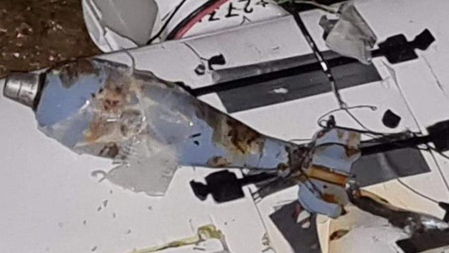 A blast is seen in the place where drone carrying explosives crashed on the Black Sea coast near the village of Tyulenovo, Bulgaria September 18, 2023 in this still image obtained from CCTV footage. Hotel Restaurant Tyulenovo/via REUTERS  THIS IMAGE HAS BEEN SUPPLIED BY A THIRD PARTY. MANDATORY CREDIT. NO RESALES. NO ARCHIVES.
