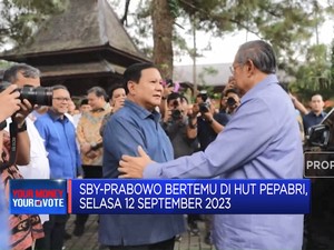 Video: SBY Sambangi Hambalang, Demokrat Siap Dukung Prabowo