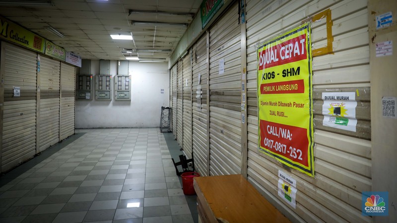 Thamrin City Thamrin City pengalami penurunan yang cukup drastis dalam dua bulan terakhir lantaran sepi pembeli. (CNBC Indonesia/Faisal Rahman)
