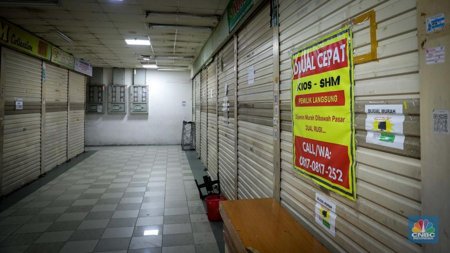 Thamrin City pengalami penurunan yang cukup drastis dalam dua bulan terakhir lantaran sepi pembeli. (CNBC Indonesia/Faisal Rahman)