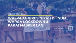Waspada Virus Nipah di India, Warga Lockdown & Pakai Masker