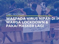 Waspada Virus Nipah di India, Warga Lockdown & Pakai Masker