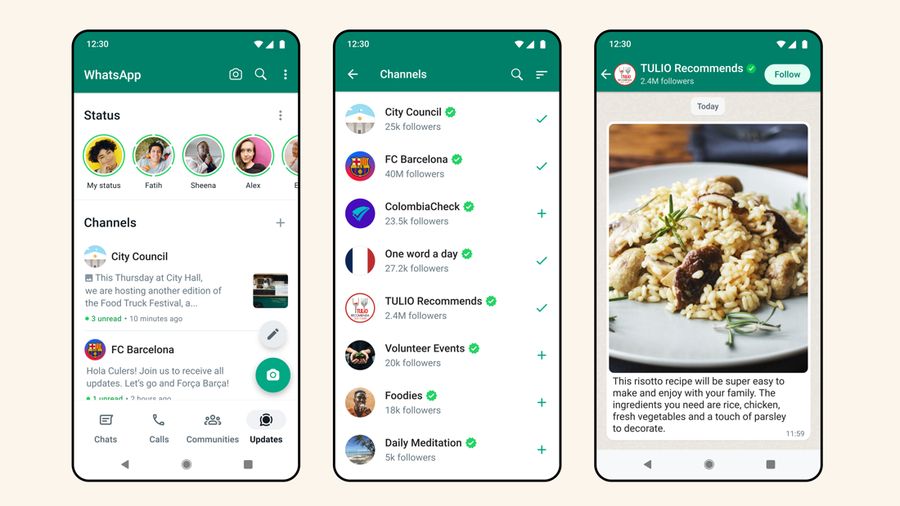 Fitur baru WhatsApp yang dinamakan Channel atau Saluran
