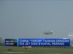 China "Teror" Taiwan Dengan 103 Jet & 9 Kapal Perang