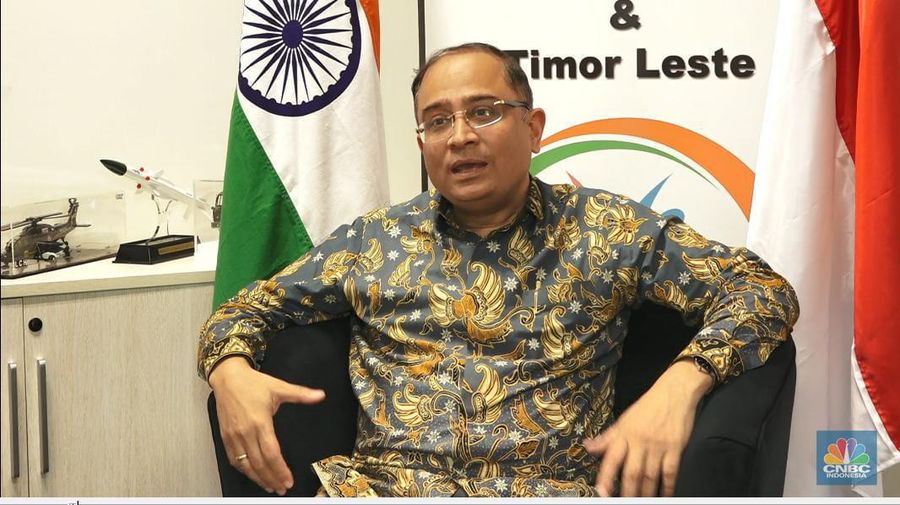 Dubes India Untuk Indonesia. (CNBC Indonesia TV)