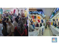 Penampakan Pasar Tanah Abang, Dulu Ramai Kini Sepi Pengunjung