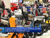 Jaga Lingkungan Pakai Sepeda Listrik Belinya di Transmart Aja