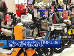 Jaga Lingkungan Pakai Sepeda Listrik Belinya di Transmart Aja