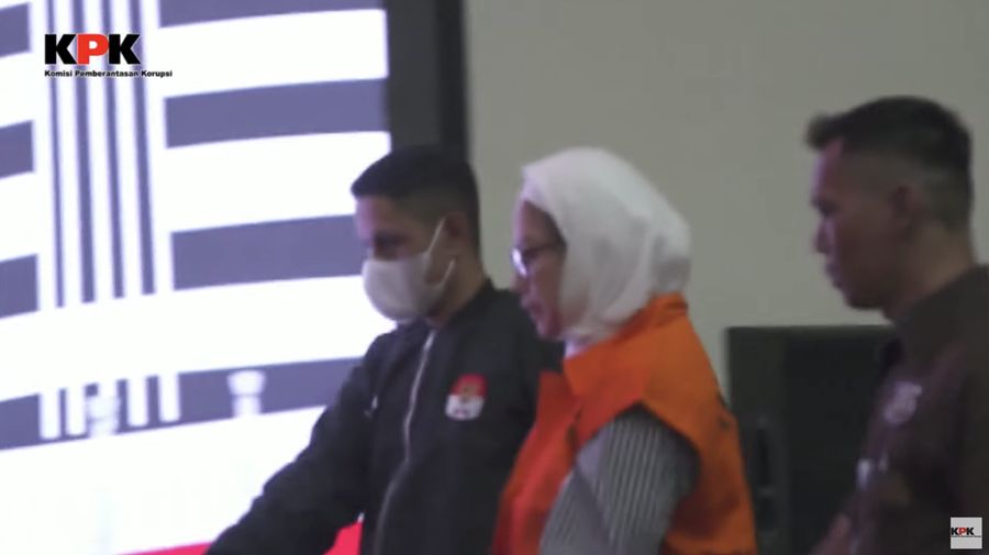 Konferensi pers Penetapan dan Penahanan TSK terkait TPK pengadaan LNG di PT.Pertamina TA 2011-2021