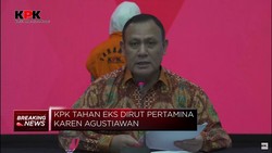 KPK Tahan Eks Dirut Pertamina Karen Agustiawan