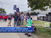 Ekonomi AS Tak Susut Meski Ada Demo Buruh & Potensi Shutdown