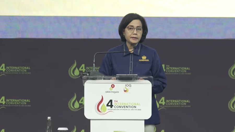 Menteri Keuangan Sri Mulyani Indrawati di acara IOG Convention 2023 (Tangkapan Layar Youtube)
