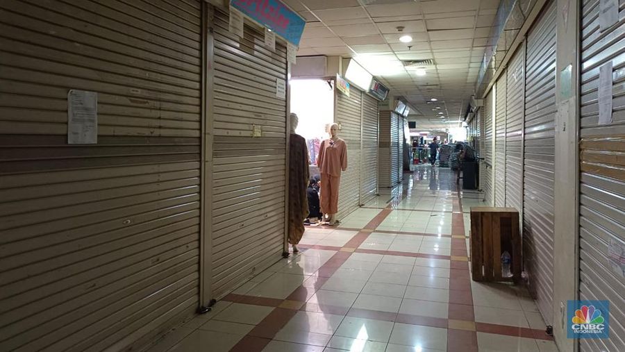 Pasar tanah abang, Jakarta, Rabu (20/9/2023). (CNBC Indonesia/Martyasari Rizky)