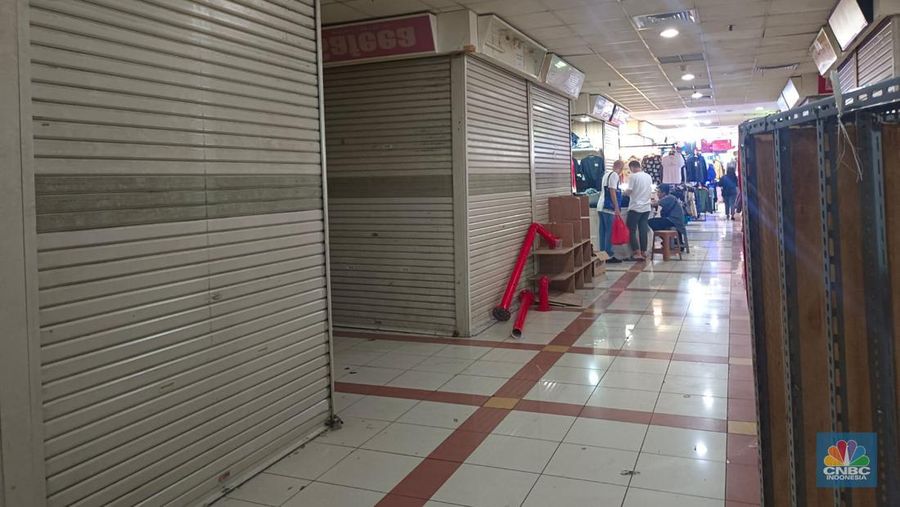 Pasar tanah abang, Jakarta, Rabu (20/9/2023). (CNBC Indonesia/Martyasari Rizky)
