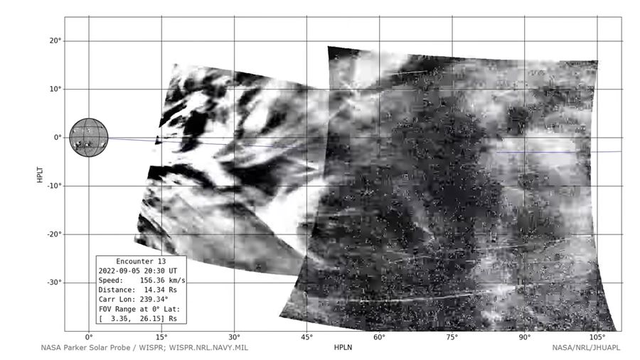 Sebuah wahana antariksa NASA terhempas oleh letusan besar matahari dan menangkap semuanya dengan kamera. (Tangkapan Layar Youtube Johns Hopkins Applied Physics Laboratory)