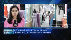 Pasar Tanah Abang Nasibmu Kini, Sepi Ditinggal Pembeli