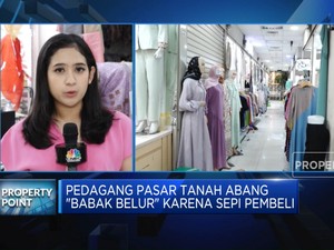 Pasar Tanah Abang Nasibmu Kini, Sepi Ditinggal Pembeli