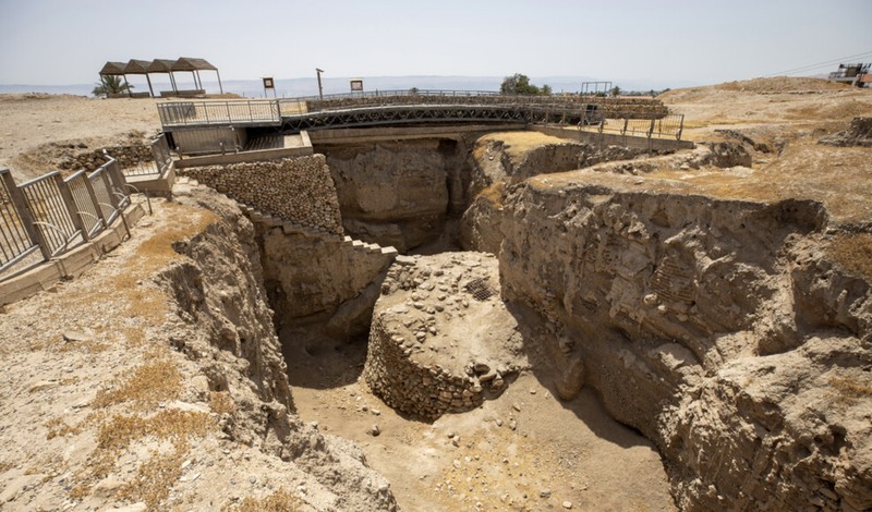 Situs Jericho/Tell es-Sultan di Tepi Barat, Palestina (Ministry of Tourism and Antiquities (MoTA) via Unesco) Situs Jericho/Tell es-Sultan di Tepi Barat, Palestina (Ministry of Tourism and Antiquities (MoTA) via Unesco)