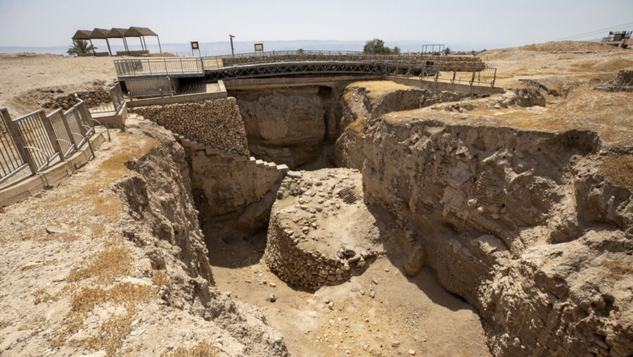 Situs Jericho/Tell es-Sultan di Tepi Barat, Palestina (Ministry of Tourism and Antiquities (MoTA) via Unesco)