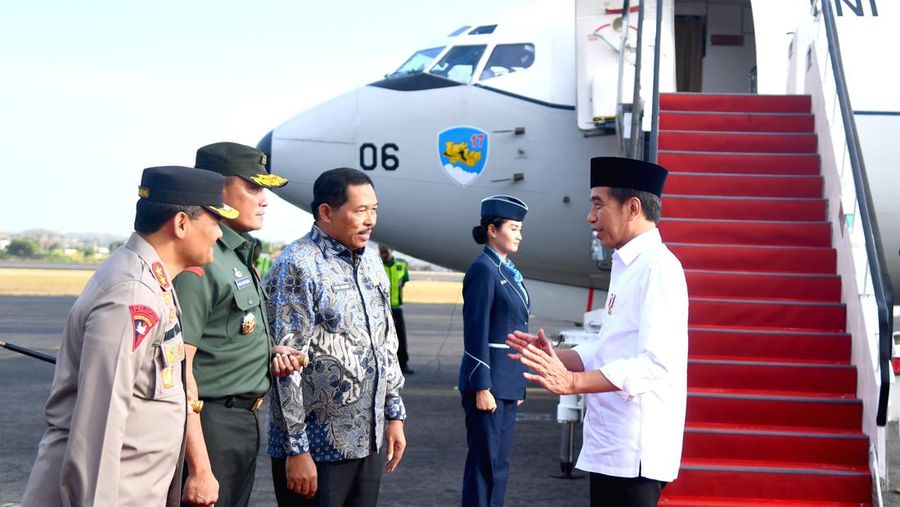 Presiden Joko Widodo bertolak ke Ibu Kota Nusantara, Kalimantan Timur hari ini, Kamis (21/9/2023). Ia bakal meninjau pembangunan berbagai fasilitas yang tengah di bangun.