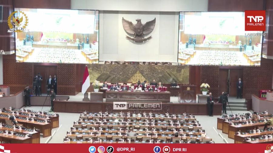 Rapat Paripurna DPR RI ke-6 Masa Persidangan I Tahun Sidang 2023-2024