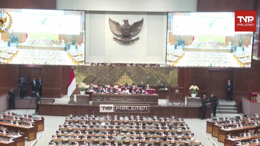 Rapat Paripurna DPR RI ke-6 Masa Persidangan I Tahun Sidang 2023-2024