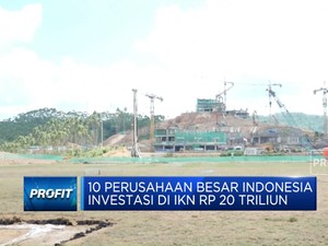 Jokowi: 10 Perusahaan Kelas 'Kakap' Resmi Investasi di IKN