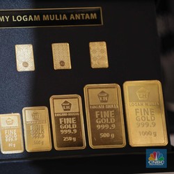 Emas Antam Lanjut Rekor, 1 Gram = Rp1,67 Juta