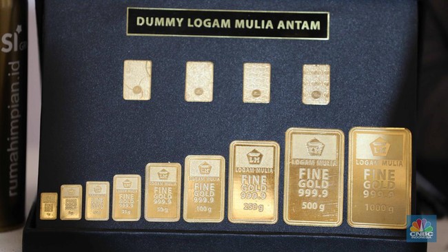 Harga Emas Antam Logam Mulia Hari ini Melonjak Rp 20.000