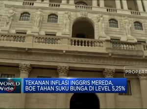  Tekanan Inflasi Inggris Mereda, BOE Tahan Suku Bunga