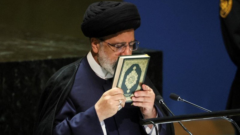 Iran's President Ebrahim Raisi arrives to address the 78th Session of the U.N. General Assembly in New York City, U.S., September 19, 2023.  REUTERS/Mike Segar