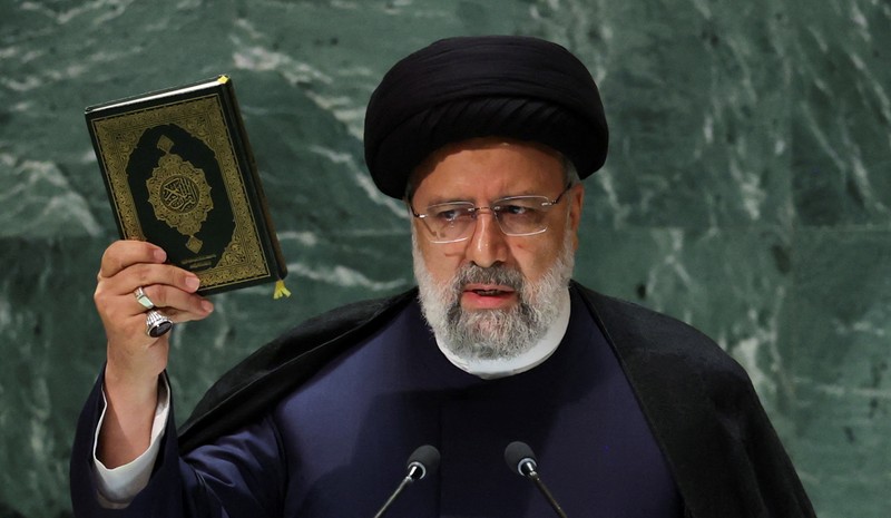 Iran's President Ebrahim Raisi arrives to address the 78th Session of the U.N. General Assembly in New York City, U.S., September 19, 2023.  REUTERS/Mike Segar