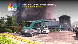 Pabrik Bola Golf di Taiwan Terbakar, Ratusan Buruh Terluka