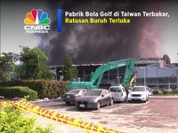 Pabrik Bola Golf di Taiwan Terbakar, Ratusan Buruh Terluka